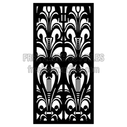 Ornamental Art Deco Panel for Doors or Windows