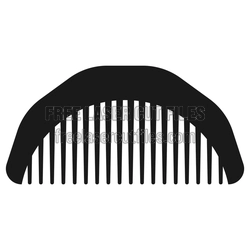 Beard Comb Laser Cut File, Free Grooming Template