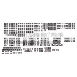 Free Laser Cut Stamp Shapes and Icon Set