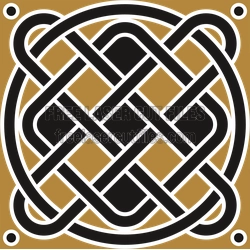 Ornamental Knot Pattern Laser Cut Design, Ready to Cut