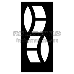 Decorative Door Pattern Screen Panel Ready to Cut