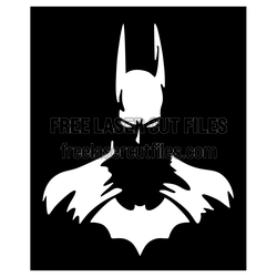 Batman Silhouette Laser Cut File - Free Ready to Cut Design
