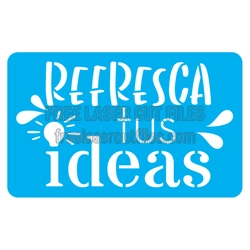 Refresh Your Ideas Stencil for Laser Cutting