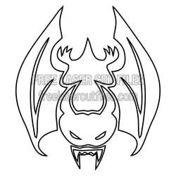 Spooky Flying Bat Laser Cut Template, Ready to Cut