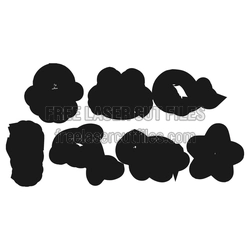 Baby Sea Animals Laser Cut Puzzle Set, Ready to Cut