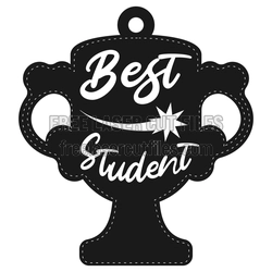 Best Student Trophy Medal Laser Cut Design