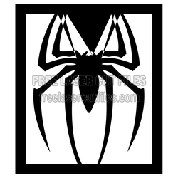 Spider Silhouette Clipart for Laser Cutting