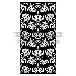 Decorative Ornamental Panel Pattern for Doors and Windows
