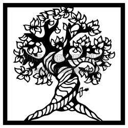 Tree of Life Laser Cut Wall Decor Ready to Cut