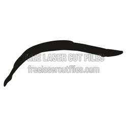 Dolphin Silhouette Laser Cut File, Ready to Cut