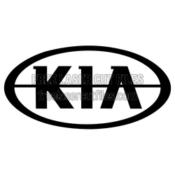 KIA Logo Cut File for Laser Ready Sign or Decal