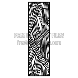 Decorative Screen Pattern Laser Cut Template, Ready to Cut