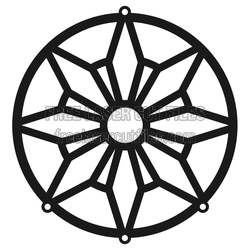 Dream Catcher Laser Cut Ornament, Ready to Cut Decor