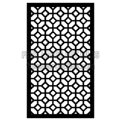 Ornamental Lattice Screen Panel Ready to Cut