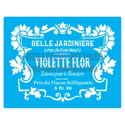 Vintage Floral Stencil Sign Ready to Cut for DIY Decor