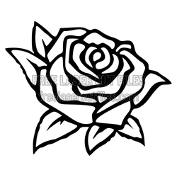Laser Cut Rose Flower Design, Free Decorative Cut File