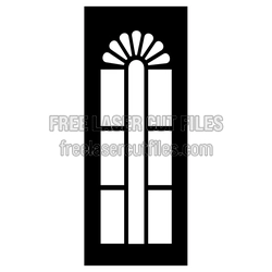 Decorative Door Screen Panel Laser Cut Pattern