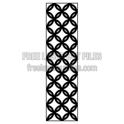 Ornamental Geometric Screen Panel Laser Cut Design