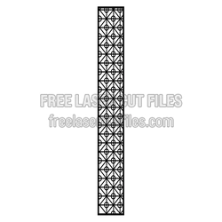 Geometric Decorative Panel Ready to Cut, Laser File