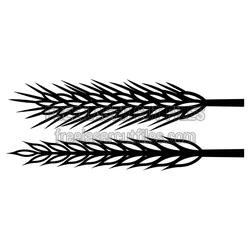 Wheat Bundle Laser Cut Design, Farm Clipart Template
