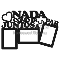 Nana, Mom, Dad and Grandparents Photo Frame SVG