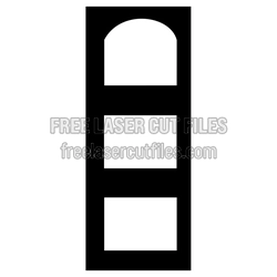 Printable Door Arch Template for Laser Cutting