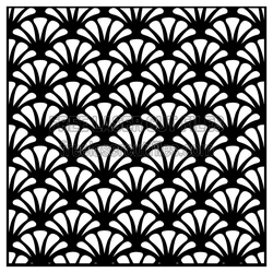 Art Deco Fan Screen Panel Laser Cut Template