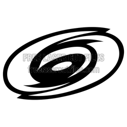 Carolina Hurricanes Hockey Logo Laser Cut File, Ready to Cut