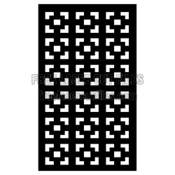 Decorative Geometric Screen Panel Ready to Cut