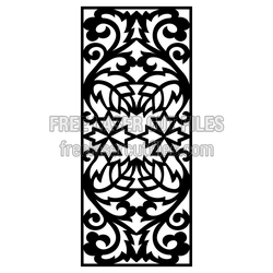 Ornamental Lattice Screen Panel Ready to Cut
