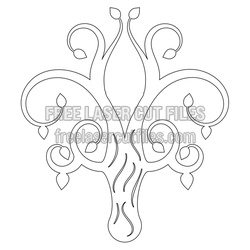 Celtic Tree Laser Cut File, Ornamental Nature Design