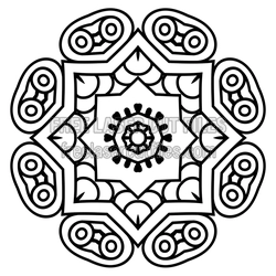 Sacred Mandala Laser Cut File for Layered DIY Decor