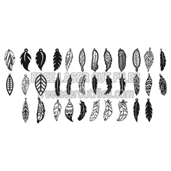 Feather Dream Catcher Cut Files, Free Laser Ready Set