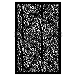 Floral Leaf Pattern Screen Panel Ready to Cut