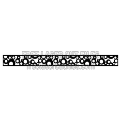 Decorative Bubble Screen Panel Laser Cut Pattern