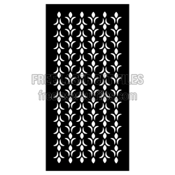 Decorative Laser Cut Door Screen Panel Pattern