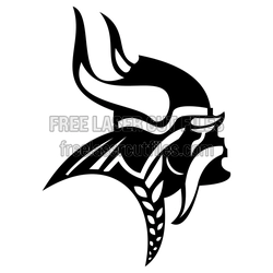 Minnesota Vikings Style Football Logo Laser Cut File