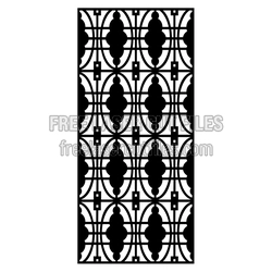 Ornamental Geometric Panel Ready to Cut Laser Design