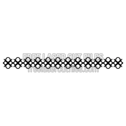 Decorative Door Pattern Panel Laser Cut File
