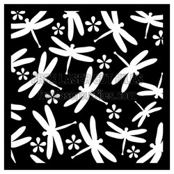 Dragonfly Pattern Screen Panel, Laser Ready Cut File