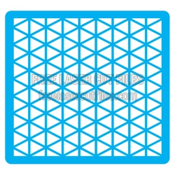 Geometric Triangle Grid Panel Laser Cut File