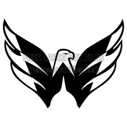Washington Capitals Hockey Logo Laser Cut File