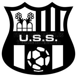 U.S.S. Soccer Crest Logo Cut File for CNC and Laser