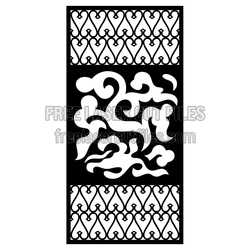 Decorative Door Screen Panel Laser Cut Pattern