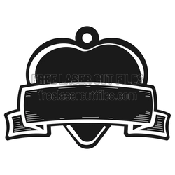 Laser Cut Medal Holder with Ribbon Banner Design