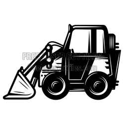 Excavator Silhouette Laser Cut File for DIY Projects