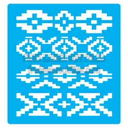 Pixel Split Letter Stencil Set Ready to Cut for Laser Projects