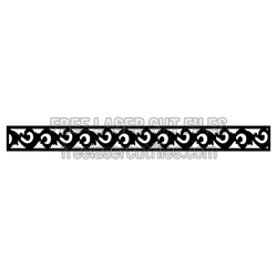 Decorative Laser Cut Panel Pattern, Ready to Cut File