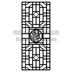 Decorative Geometric Screen Panel Ready to Cut