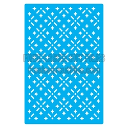 Decorative Geometric Stencil Panel for Laser Cutting